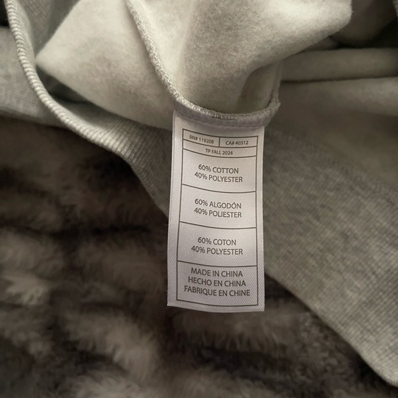 Women's Mitchell & Ness Heather Gray Kentucky Wildcats Logo Pullover Sweatshirt - Picture 9 of 9